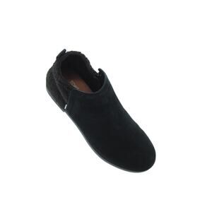 Toms Big Girls Deia Mixed Media Bootie, Size 4 M - Black
